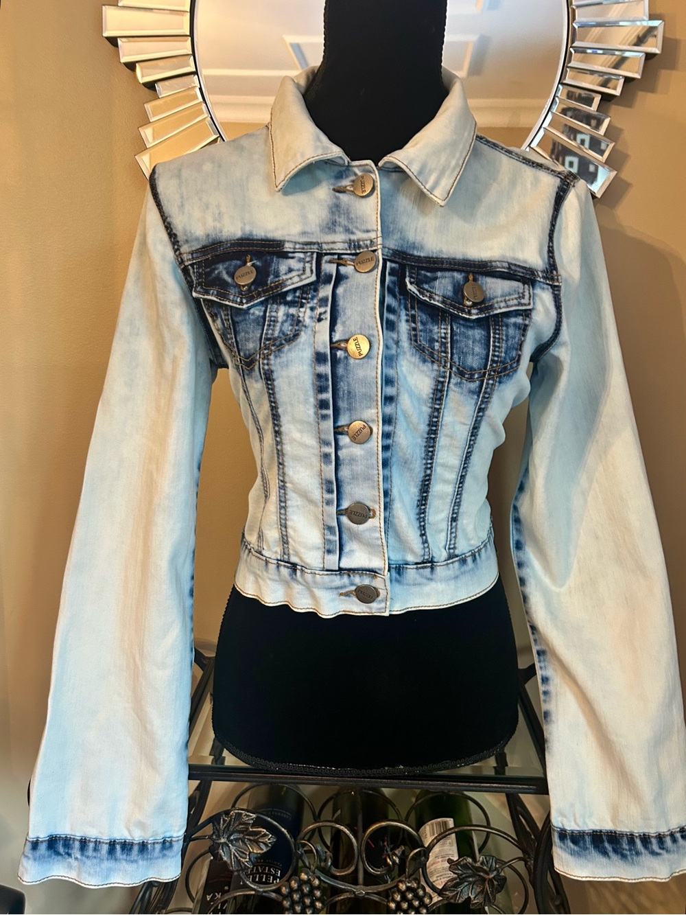 Y2K Acid Wash Jean Jacket